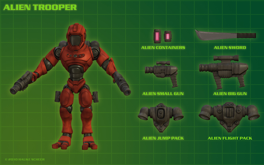 Alien Type 2 Trooper