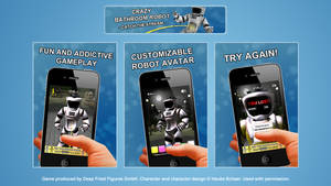 Crazy Bathroom Robot Game Promotion