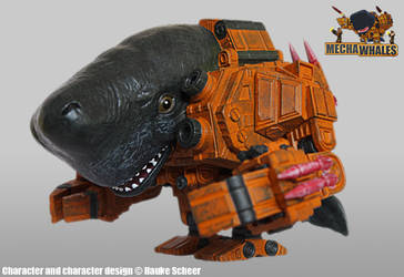 Mechawhale painted prototype