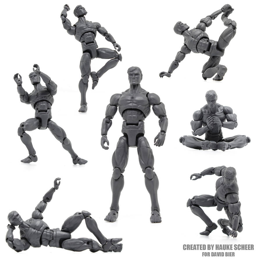 3D printed action figure comission by hauke3000 on DeviantArt