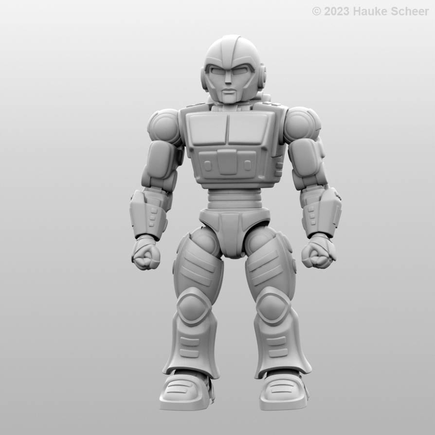 3D printed robot action figures A by hauke3000 on DeviantArt