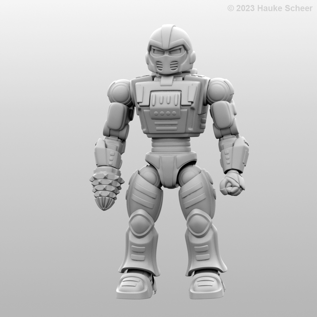 3D printed robot action figures C by hauke3000 on DeviantArt