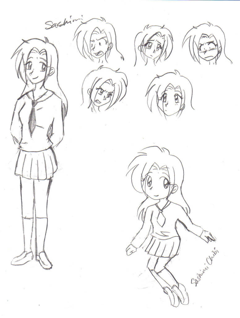 Sashimi Model Sheet by BlackFoxFire on DeviantArt
