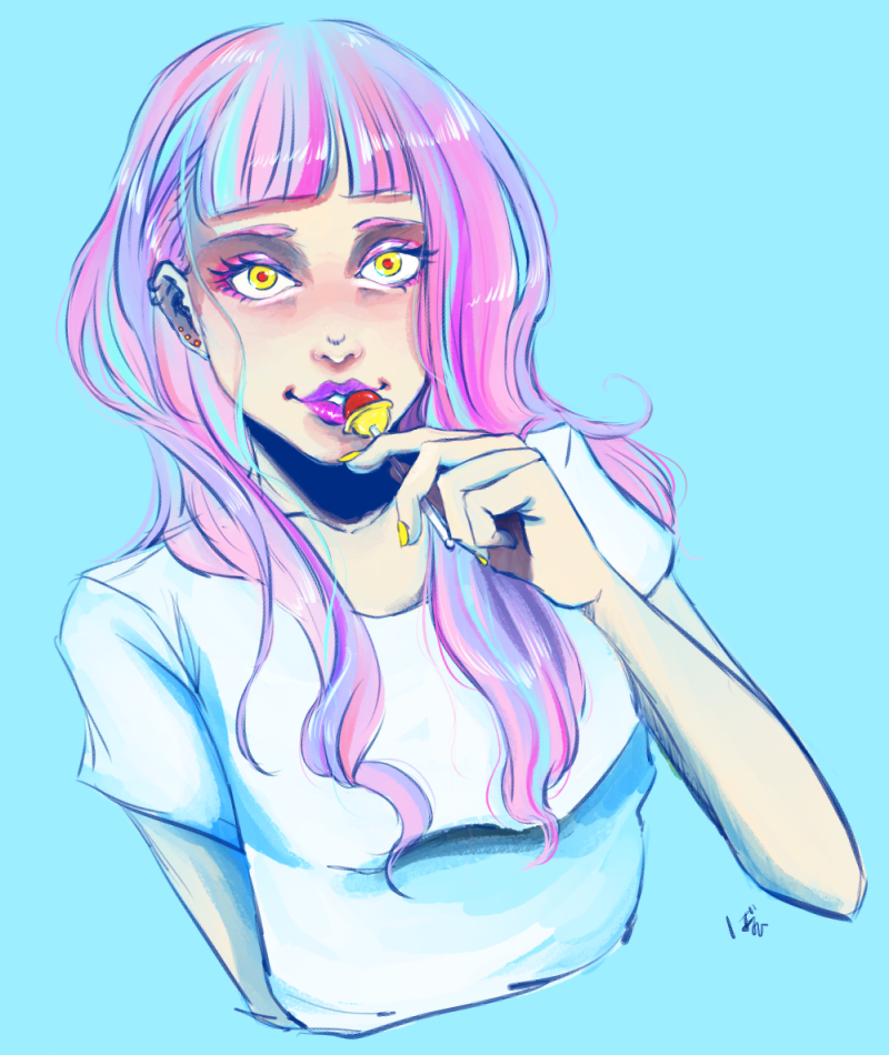 cotton candy hair color by vamvame on DeviantArt cotton candy hair color by vamvame on DeviantArt
