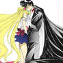 Sailor Moon and Tuxedo Mask