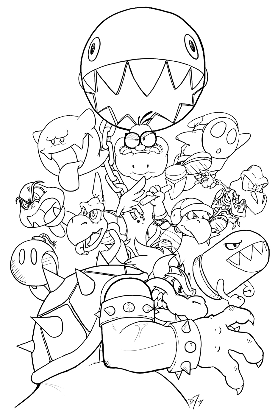 Bowser's Army - LINES