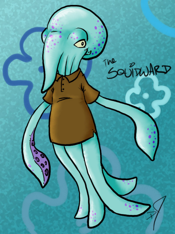 Squidward Fan Art.