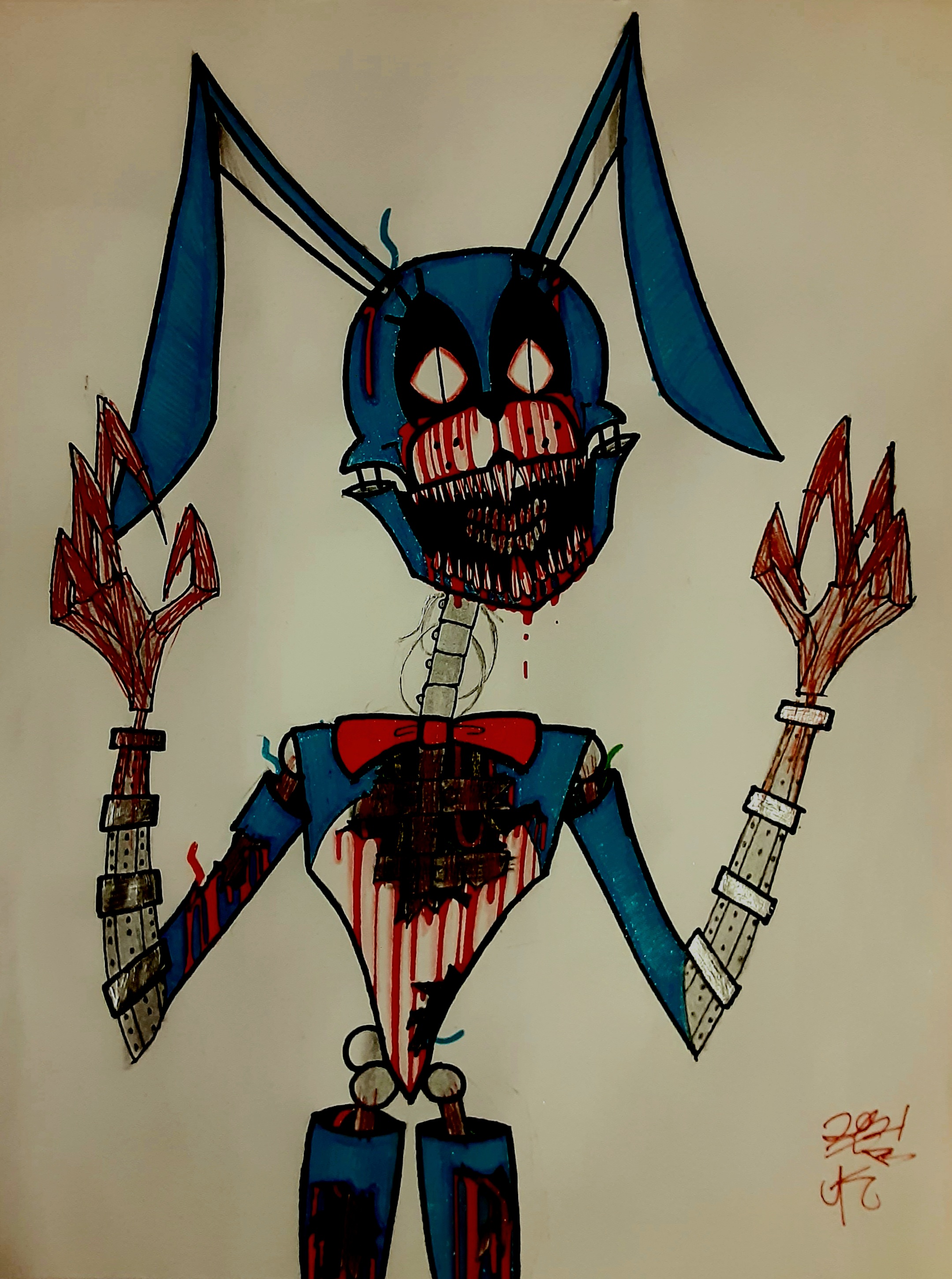 my take on bon (the walten files) by monsterzun on DeviantArt