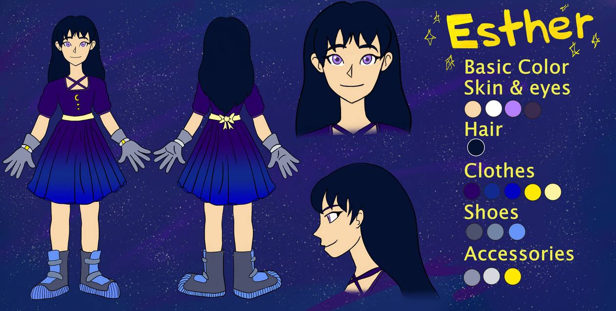 Esther reference by BlazeRunner16 on DeviantArt