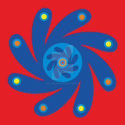 Colorful Symmetrical Shape 0008