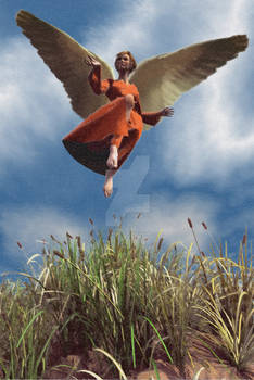 Levitating Angel