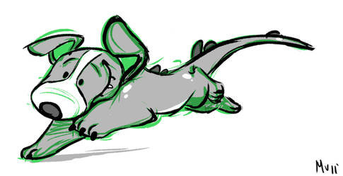 Sketch: Gatordog Puppy