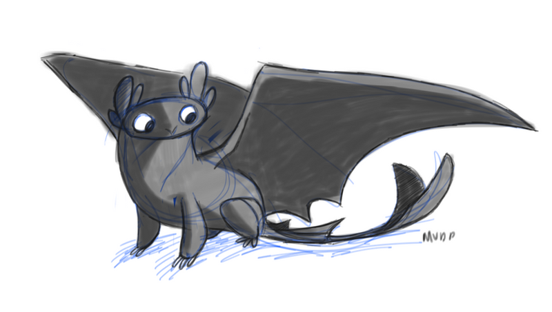 Toothless Sketch