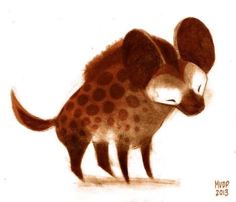 Spotted Hyena Sketch