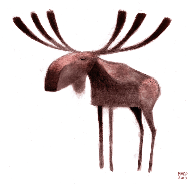Moose Sketch