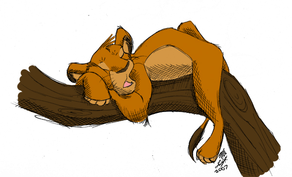 Naptime for Simba