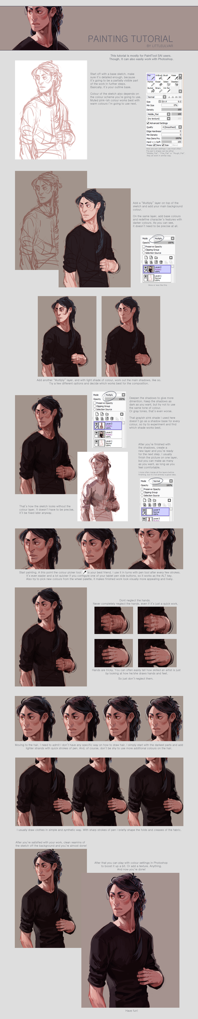 painting tutorial by littleulvar on DeviantArt