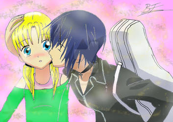 Ikuto kissing Alice