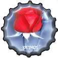 Red Rose Bottlecap 1