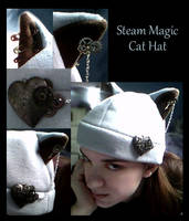 Steam Magic Cat Hat--Sold