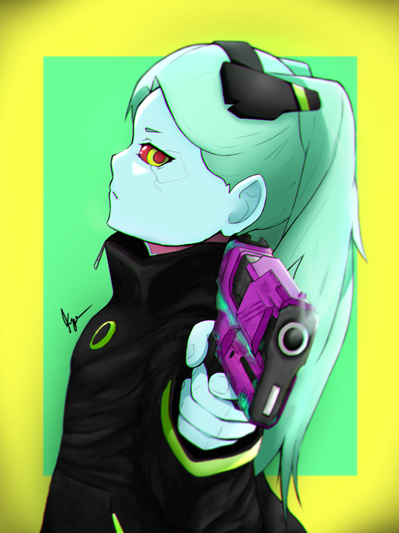 Rebbecca from Cyberpunk Edgerunners by Kyoo99 on DeviantArt