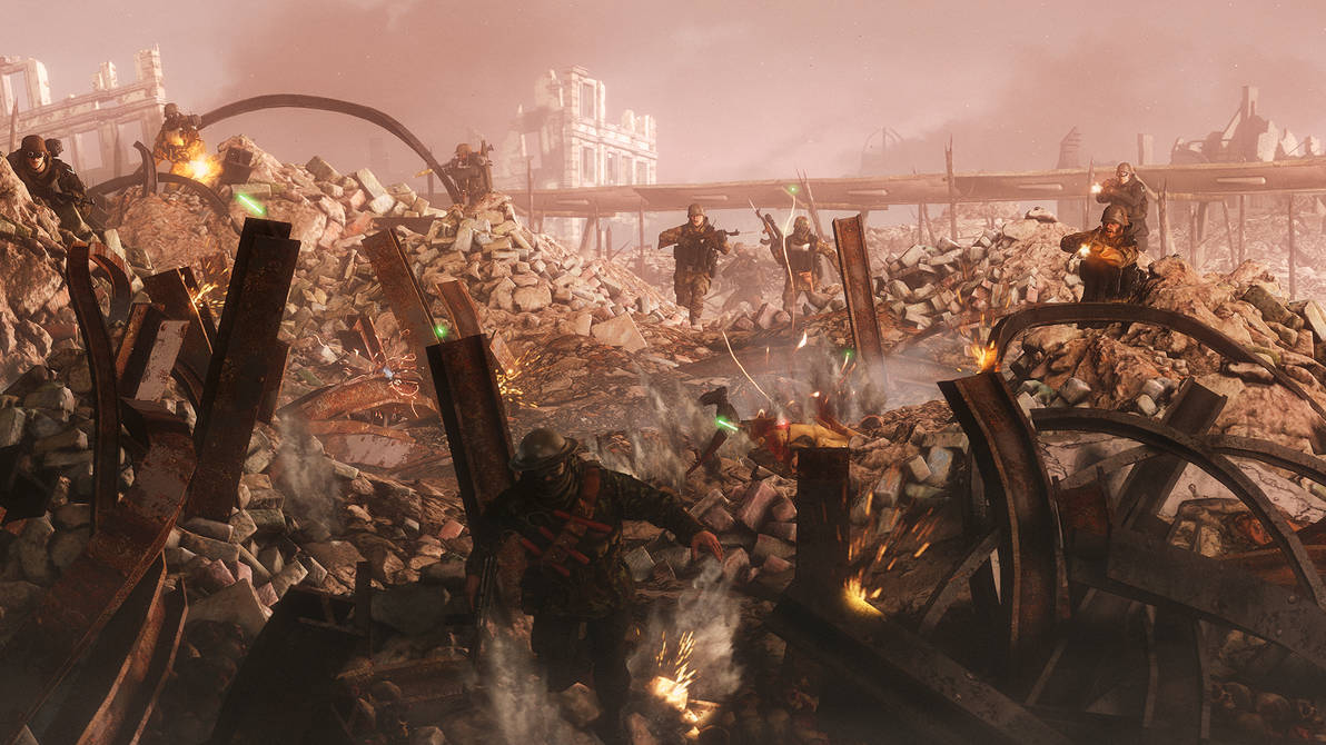 Kitbash Soldiers Rubble Run 1080p by Tbonemeister on DeviantArt