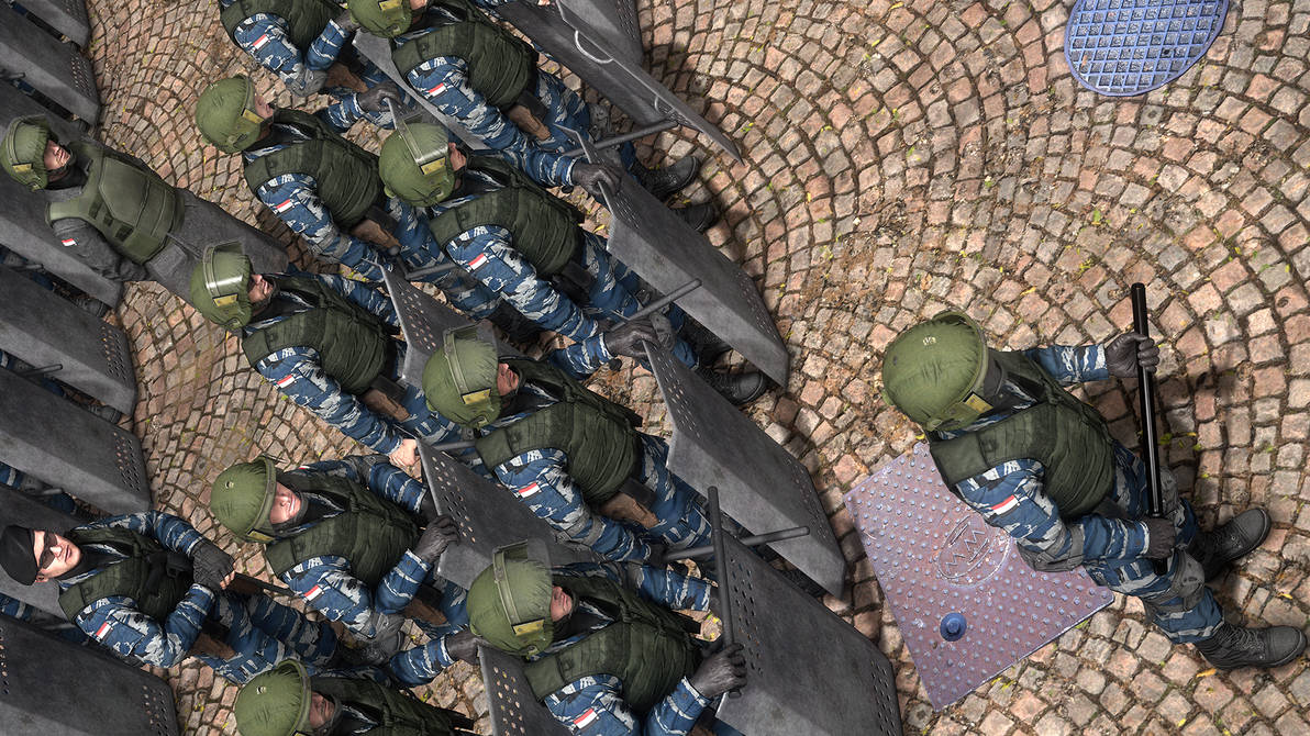 Tchvonian Internal Security Forces Riot Officers by Tbonemeister on ...