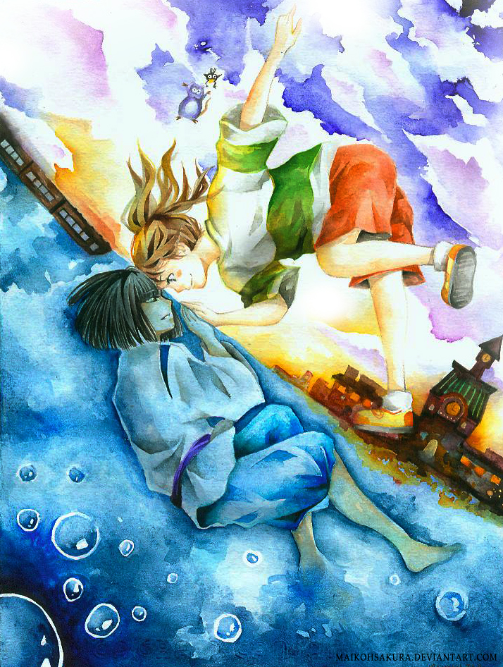 SPIRITED AWAY:  beyond skies and seas