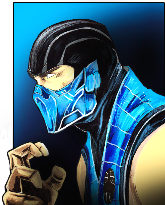 Mortal Kombat 3 - Sub-Zero Skeleton Rip (MKDA 2D) by supertimmyboy32 on  DeviantArt