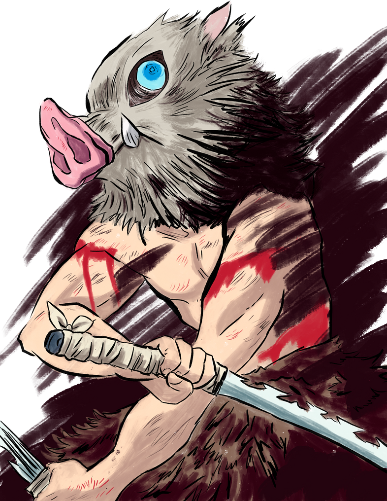 Inosuke Hashibira by MolyMor on DeviantArt