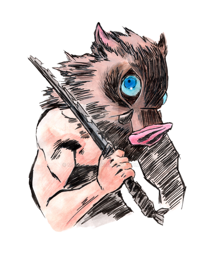 Inosuke Hashibira by MolyMor on DeviantArt