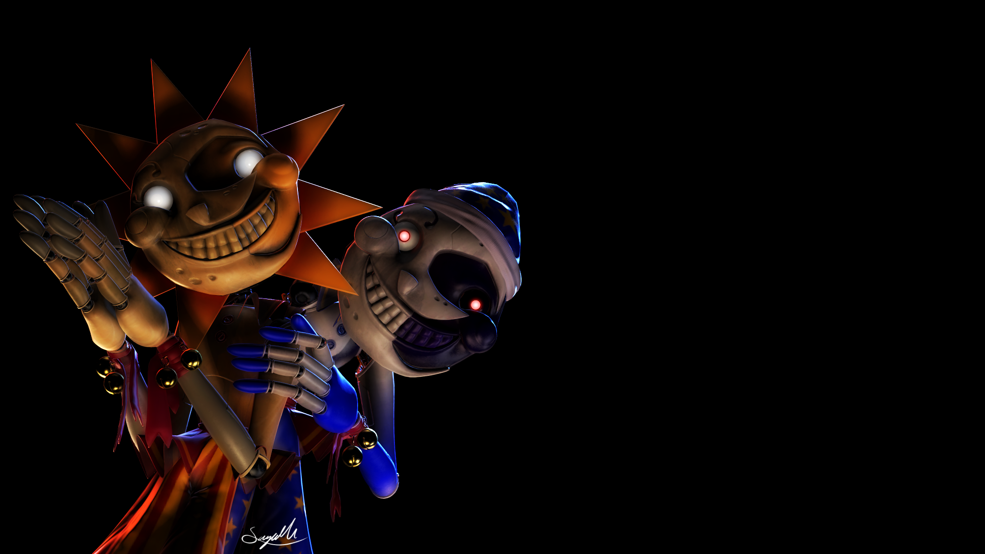 C4D / FNAF SB) The two sides of the coin