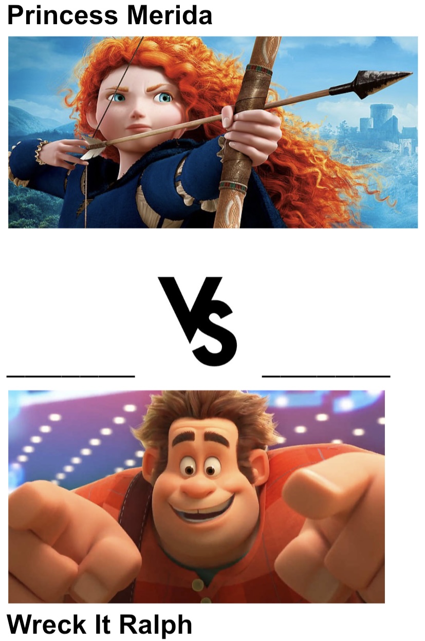 Princess Merida VS Wreck It Ralph (DEATH BATTLE!) by KROYLOVEFUN22 on ...