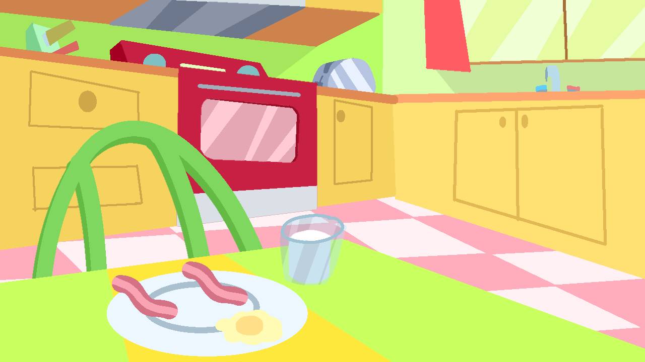 Here's the background of the Kitchen by Dylan665 on DeviantArt