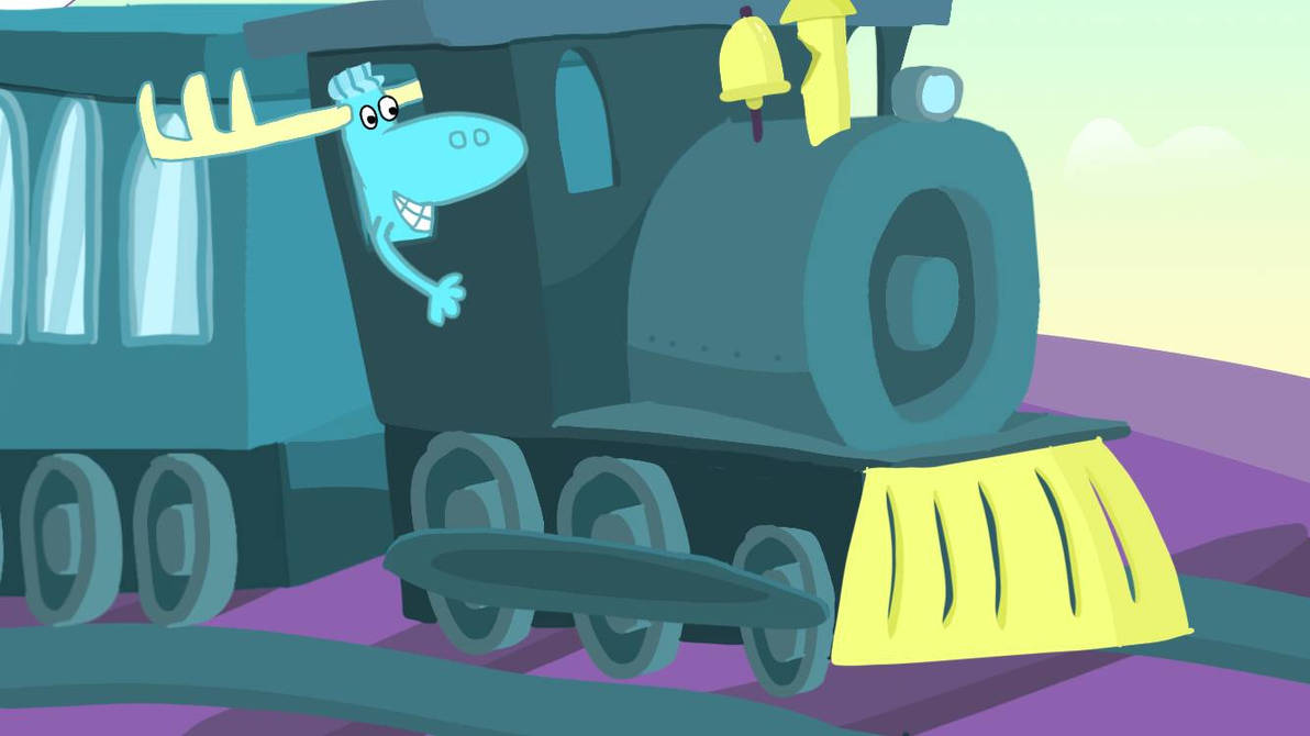 Lumpy Pilot Lumpy driving a train by Dylan665 on DeviantArt