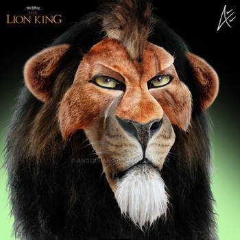 Scar Portrait- The Lion King