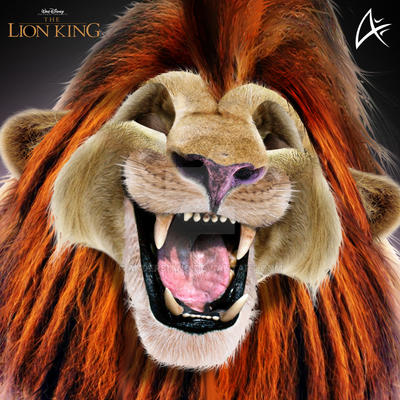 Adult Simba Portrait2 (COMMISSION)- The Lion King by Andersiano on ...