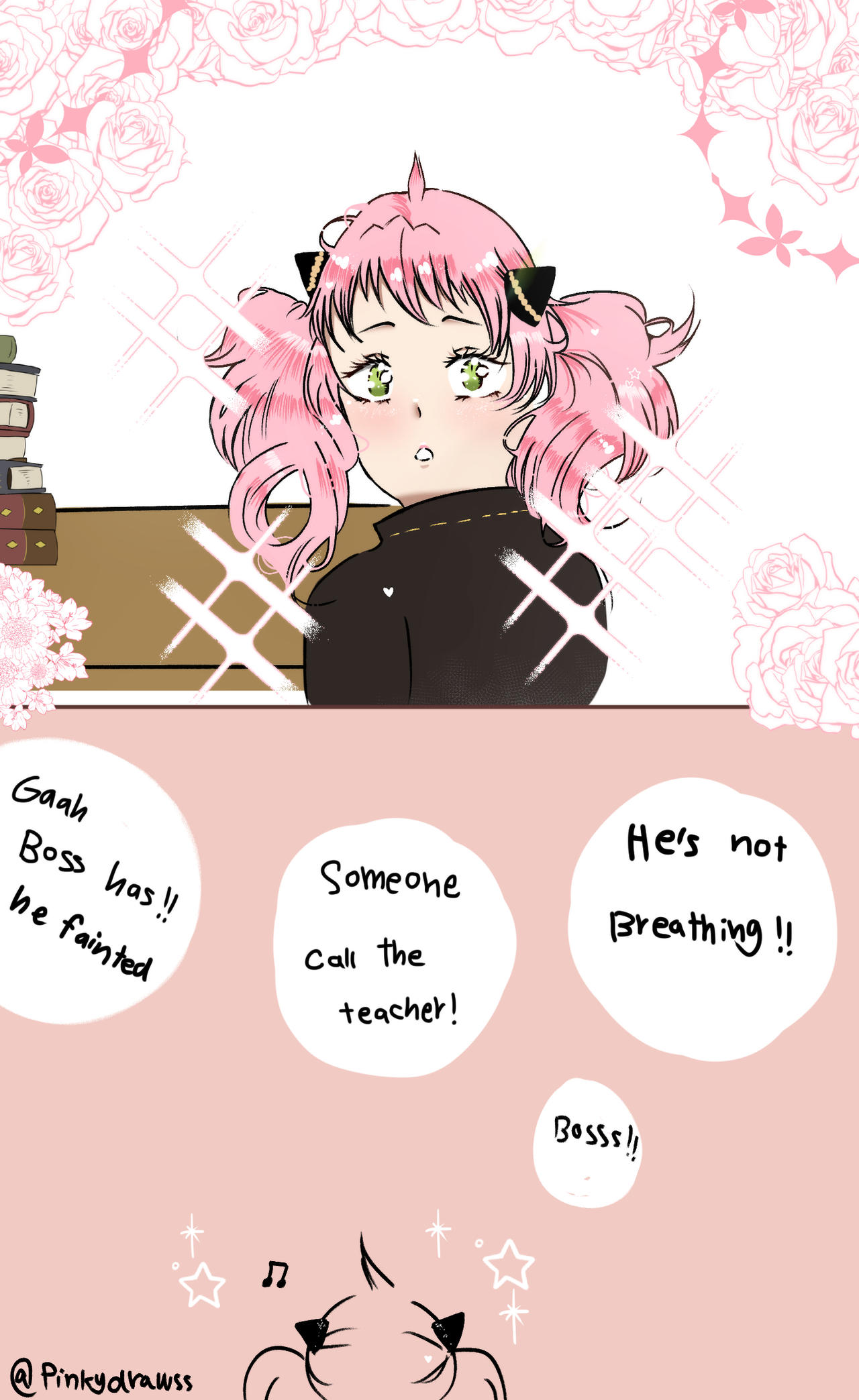 damian x anya comic by pinkydrawss on DeviantArt