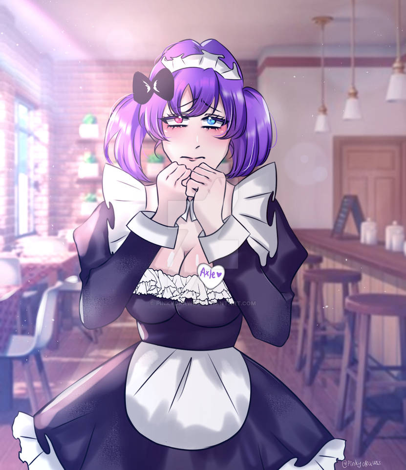 Maid Oc conmission by pinkydrawss on DeviantArt