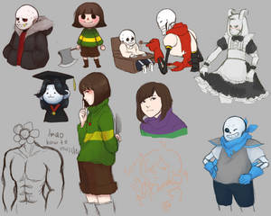 UNDERTALE art dump 2