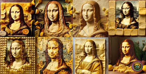 Cheese Mona Lisa A Delightful Dairy Artwork