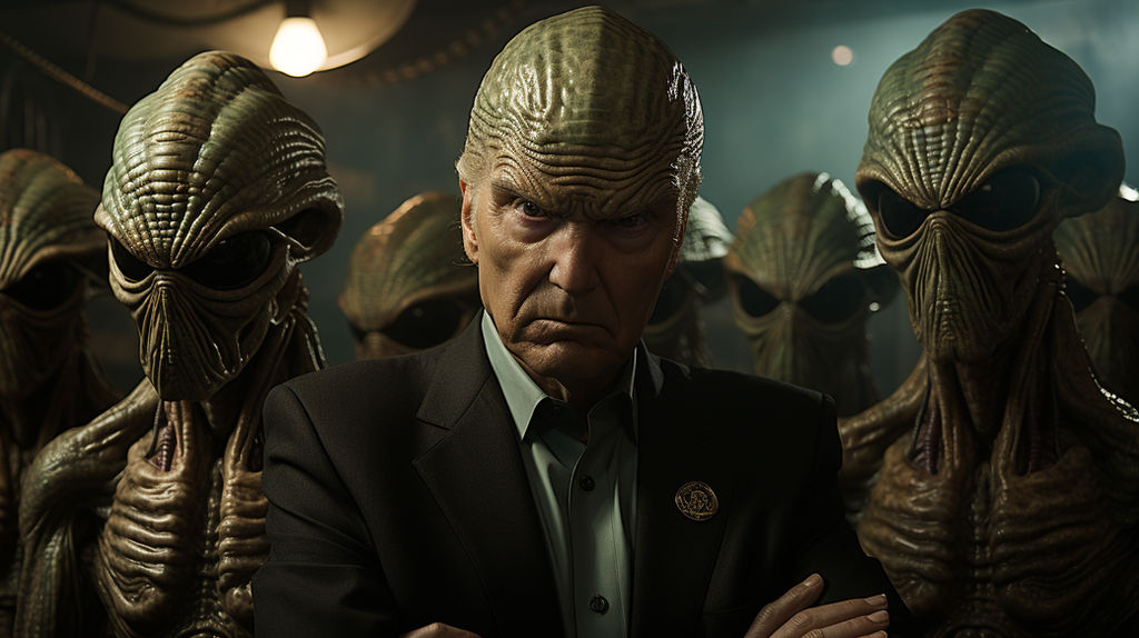 Donald Trump meet the Aliens by webartgallery on DeviantArt