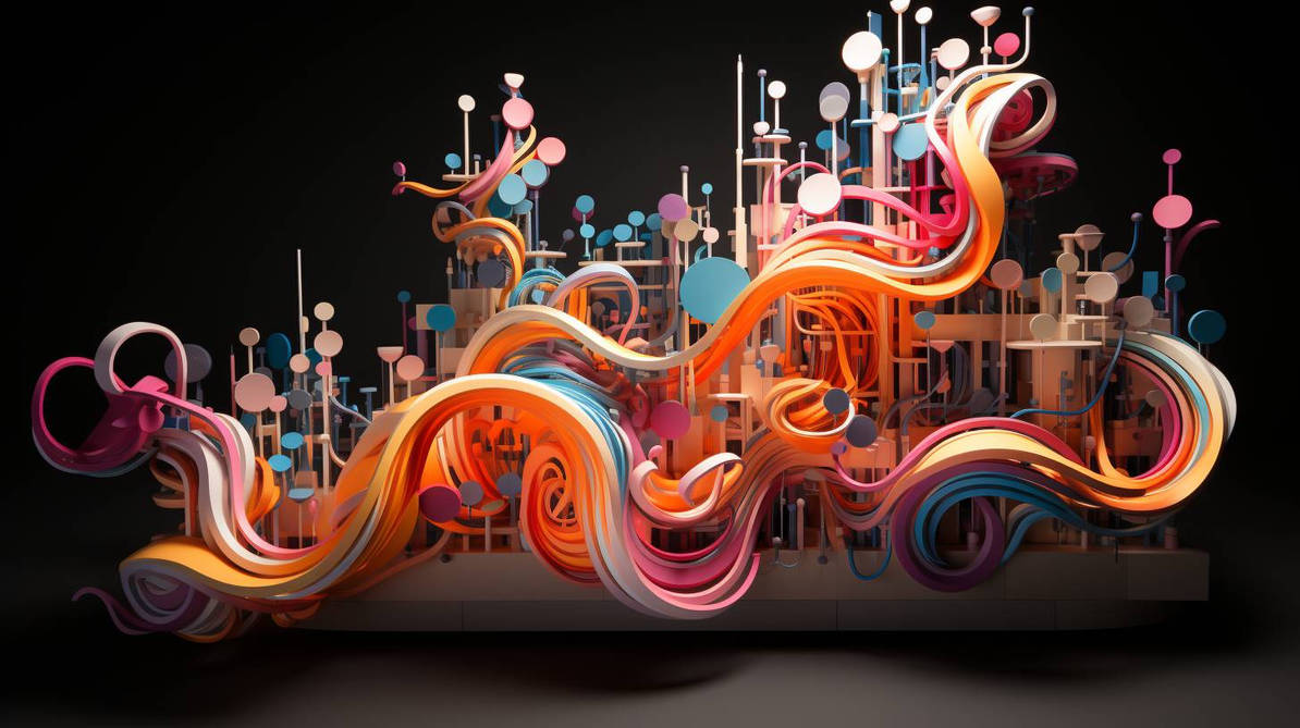 Algorithmic art piece with equation by webartgallery on DeviantArt