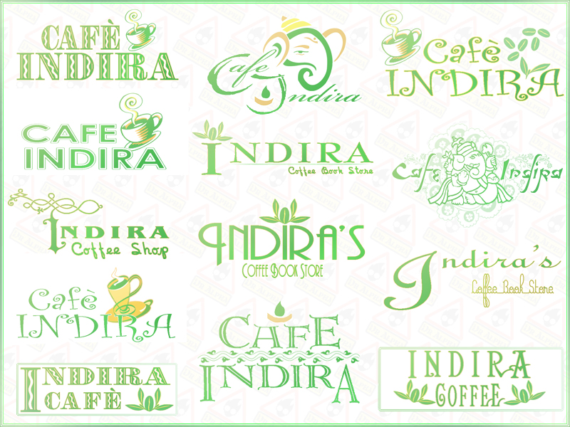 Cafe Indira Logos