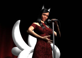 Ahri, on stage