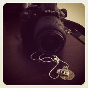 Nikon and Necklace
