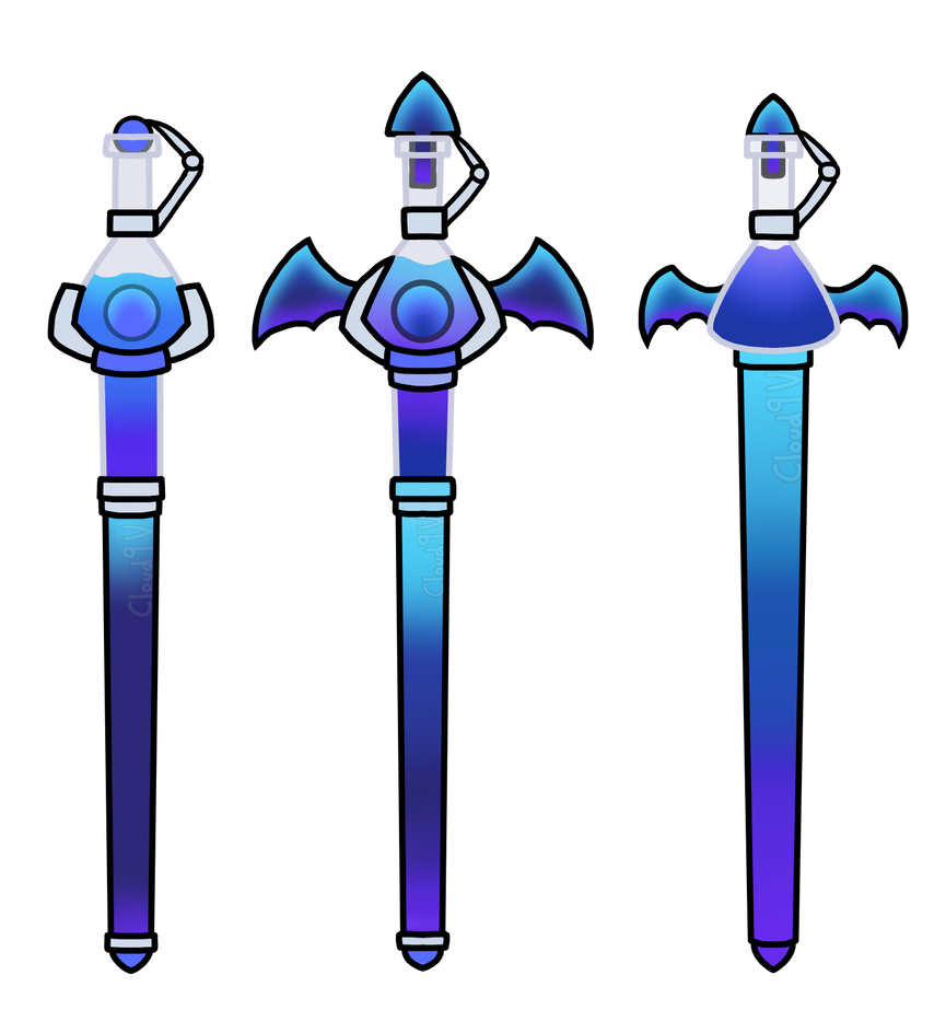 Wield Weapon le triple wield weapons by Cloud9Vee on DeviantArt