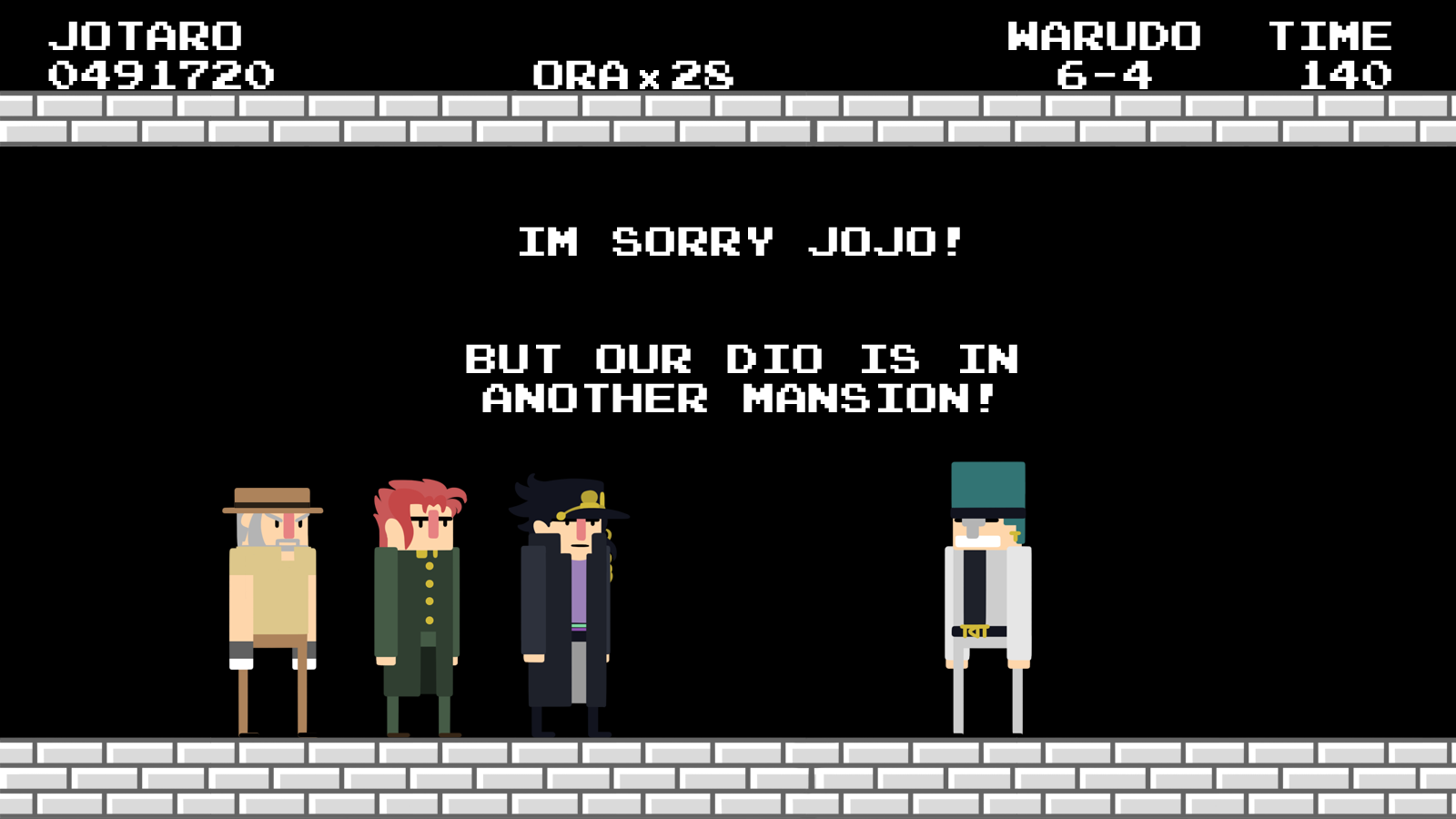 IM SORRY JOJO