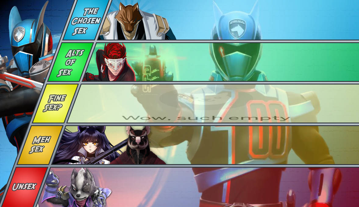 Shadow Ranger (Power Rangers) Matchup Tier List by TheSpiderPatriot on ...