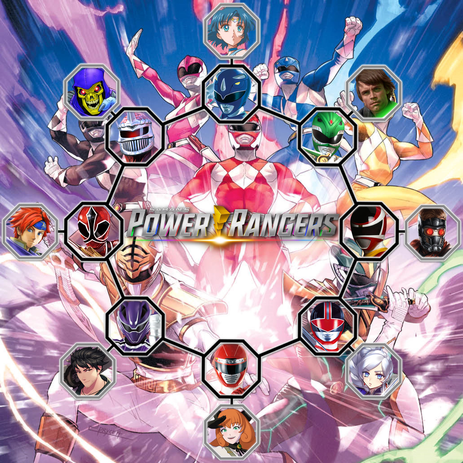 Power Rangers Matchup Wheel by TheSpiderPatriot on DeviantArt